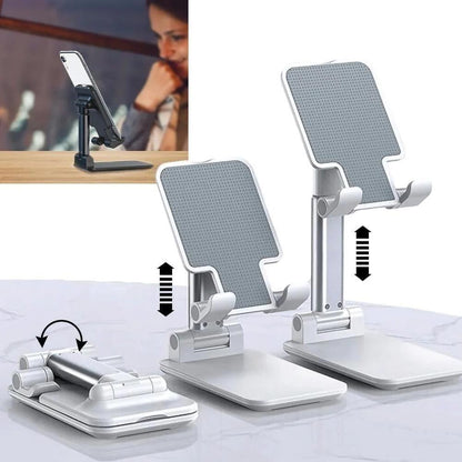 Premium & Adjustable White Mobile Phone Holder