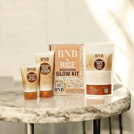 Rice Brightening Glowing Kit BNB